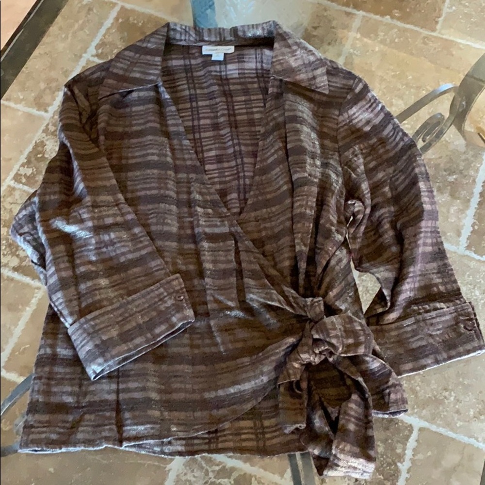 Cokdwster Creek Women’s Wrap Blouse